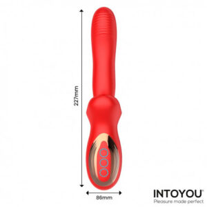 VIBRADOR CON THRUSTING Y BITING VYRON INTOYOU
