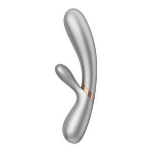 VIBRADOR HOT LOVER SILVER/CHAMPAGNE APP SATISFYER
